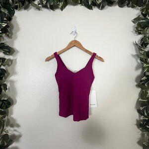 Lululemon Athletic Align Waist Length Tank Top Magenta Purple NWT Women’s Sz 4